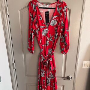 Kiss Belted Maxi Dress